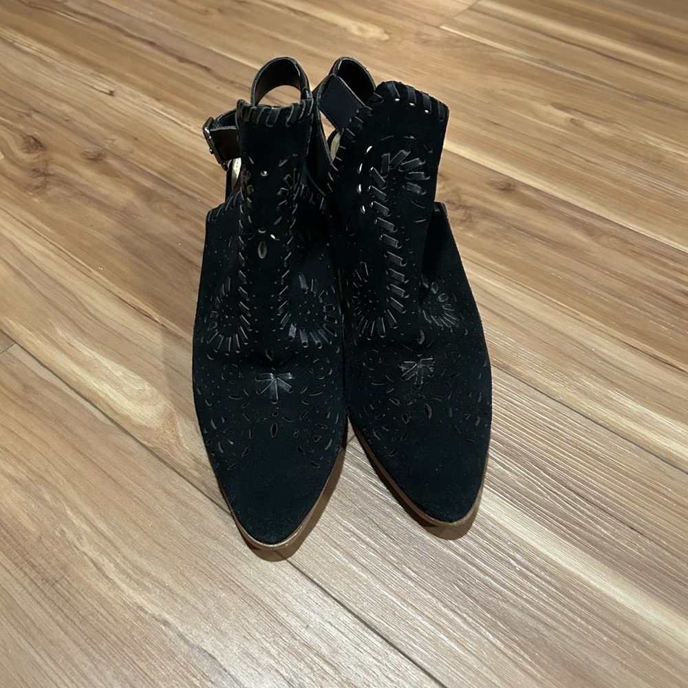 Ivanka Trump Black Mules Sleek Elegant Design Western Style Size 10